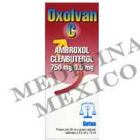 Oxolvan-C Solution 20 ml 750/0.5 mg Ambroxol and Clenbuterol