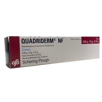 Quadriderm NF Cream 30gr, Betamethasone, Clotrimazol, Gentamicina