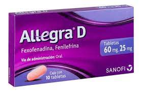 Allegra D 60/25 Mg 10Tabs, Fexofenadine