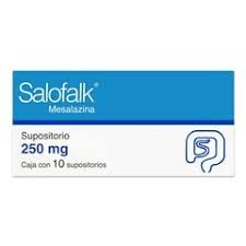 Salofalk 250mg 10 Suppositories, Mesalamine