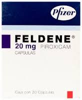 Feldene 20mg 20 Caps, Piroxicam