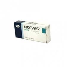 Norvas 10mg 20 Tabs, Amlodipine