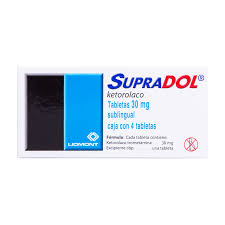 SUPRADOL SUBLIN 30MG TAB 4, Toradol