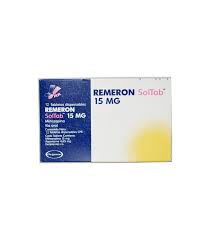 Remeron 15mg 12 Dispersables Tabs, Mirtazapine