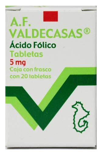 Folic Acid 5mg 20 Tabs