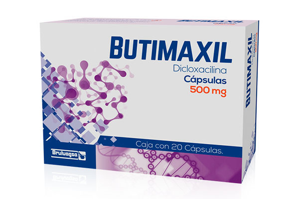 BUTIMAXIL 500MG 20 tabs, Dicloxaciline