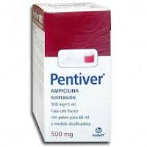 Pentiver SUSP 500mg 60ml, Ampicillin