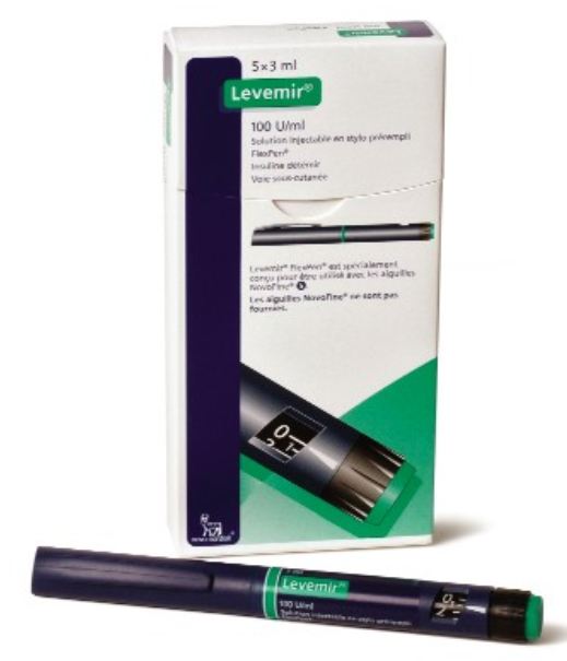 Levemir FlexPen 100U/3ml 5 pre-filled pen, Insulin